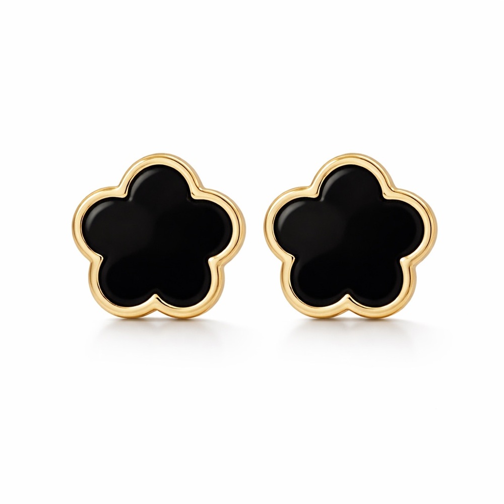L- Fashion Women Left Ear Crystal Leaf Zircon